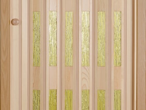 Tradycyjne drzwi harmonijkowe - solidne z drewna - zdjęcie od Mateusz Klaczak