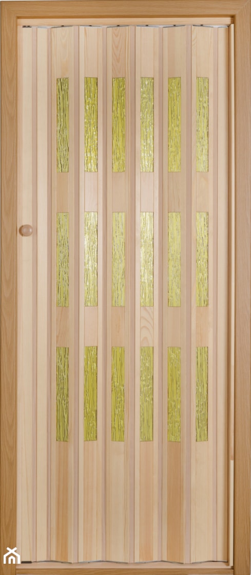 Tradycyjne drzwi harmonijkowe - solidne z drewna - zdjęcie od Mateusz Klaczak