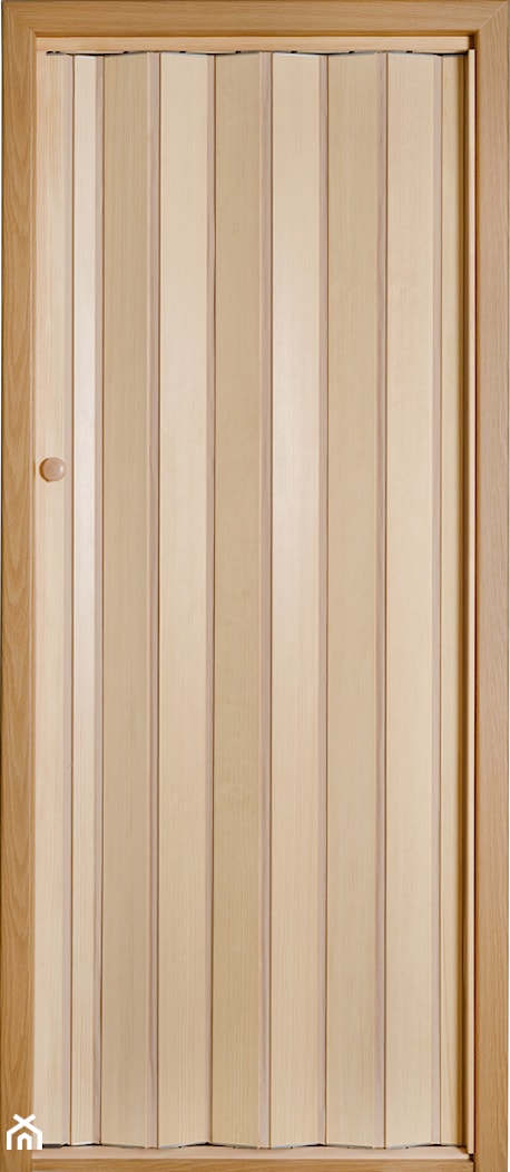 Lakierowane drewniane drzwi harmonijkowe - zdjęcie od Mateusz Klaczak - Homebook