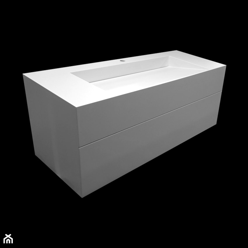 szafka kompozytowa z umywalką - zdjęcie od blaty.eu - sklep internetowy - Homebook