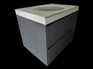 szafka łazienkowa z umywalką kompozytową - zdjęcie od blaty.eu - sklep internetowy
