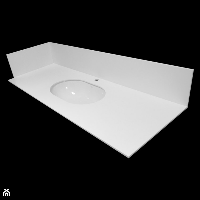 blat łazienkowy (solid surface) - zdjęcie od blaty.eu - sklep internetowy - Homebook