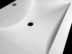 umywalka łazienkowa z zaoblonym dnem i blatem - zdjęcie od blaty.eu - sklep internetowy
