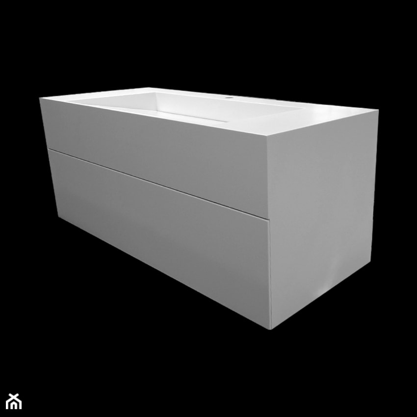 szafka kompozytowa z umywalką - zdjęcie od blaty.eu - sklep internetowy - Homebook