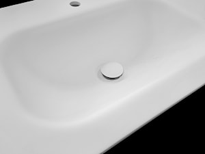 Umywalka termoformowana z blatu kompozytowego 150x54x1.2cm - Łazienka, styl minimalistyczny - zdjęcie od blaty.eu - sklep internetowy