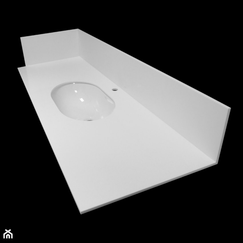 blat łazienkowy (solid surface) - zdjęcie od blaty.eu - sklep internetowy