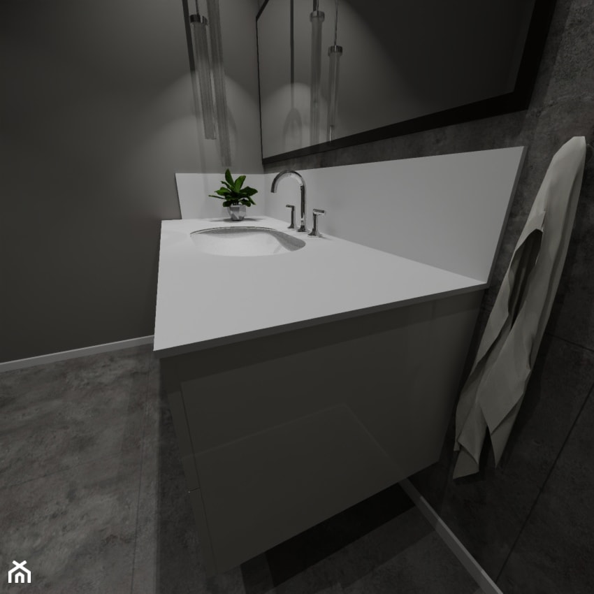 blat łazienkowy (solid surface) - zdjęcie od blaty.eu - sklep internetowy - Homebook