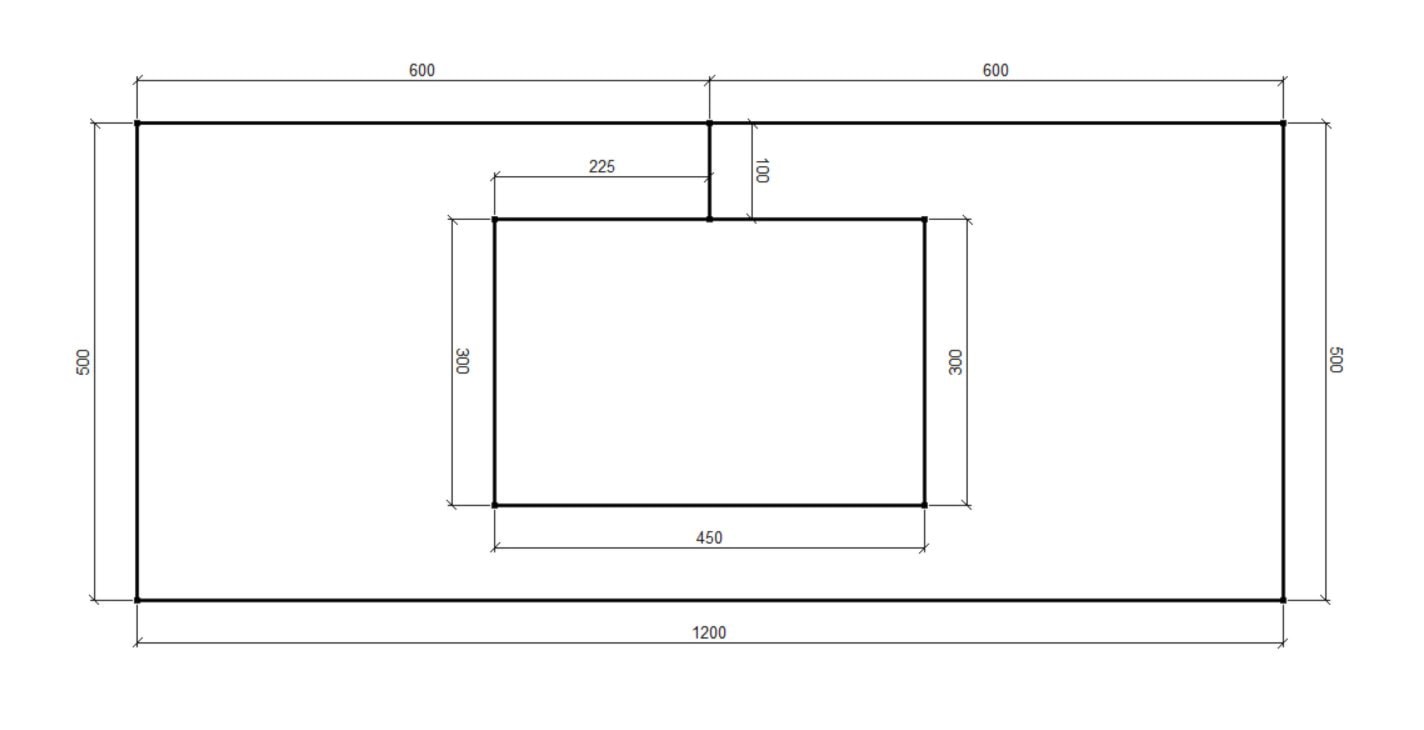 BLAT KOMPOZYTOWY 120CM ZE ZINTEGROWANĄ UMYWALKĄ 45X30 - zdjęcie od blaty.eu - sklep internetowy - Homebook