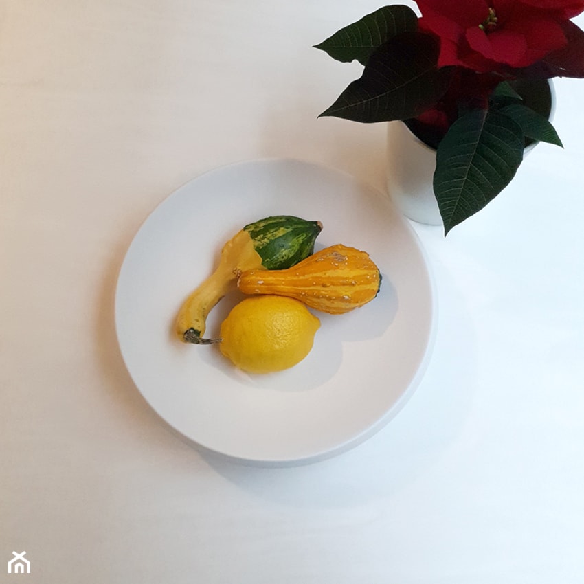 Okrągła misa na owoce / warzywa z konglomeratu mineralnego - Jadalnia, styl nowoczesny - zdjęcie od blaty.eu - sklep internetowy