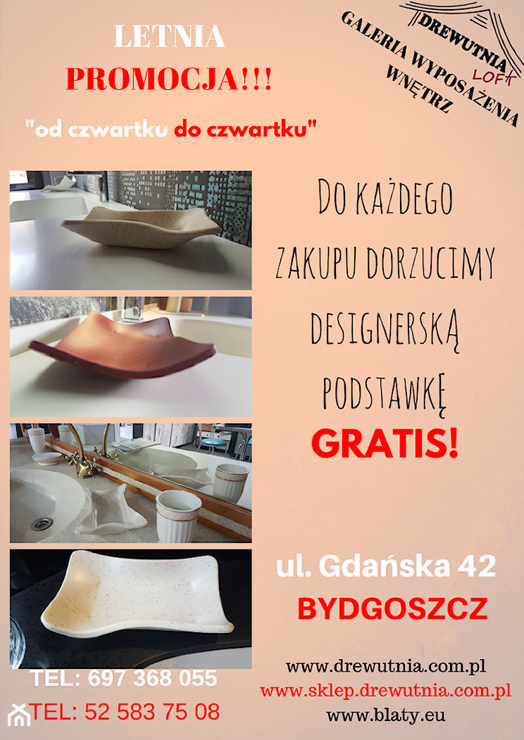 Podstawka/miseczka z blatukompozytowego - zdjęcie od DrewutniaLoft - Homebook