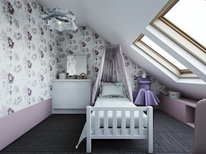 Pokój lila - zdjęcie od Maszroom: Karolina Pogorzelska
