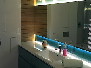 Łazienka w morskim kolorze