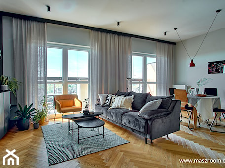 Aranżacje wnętrz - Salon: Apartamenty Raków - Salon, styl vintage - Maszroom: Karolina Pogorzelska . Przeglądaj, dodawaj i zapisuj najlepsze zdjęcia, pomysły i inspiracje designerskie. W bazie mamy już prawie milion fotografii!