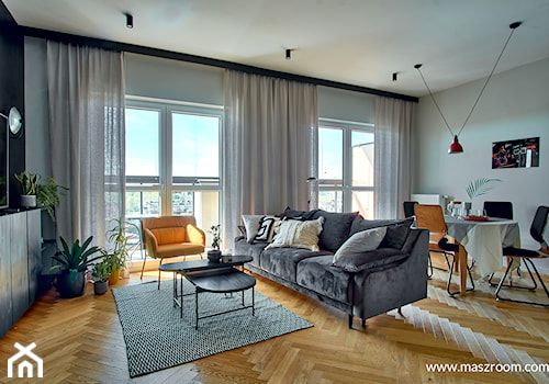 Apartamenty Raków - Salon, styl vintage - zdjęcie od Maszroom: Karolina Pogorzelska