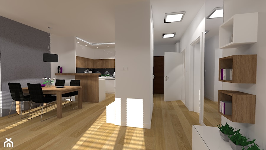 Apartament w warszawskim Wilanowie - Kuchnia, styl nowoczesny - zdjęcie od New Age Design SC