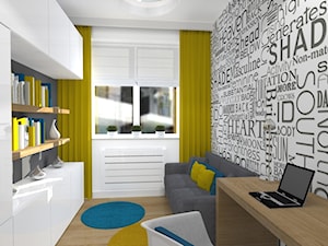 Mieszkanie na warszawskiej Białołęce - Biuro, styl nowoczesny - zdjęcie od New Age Design SC