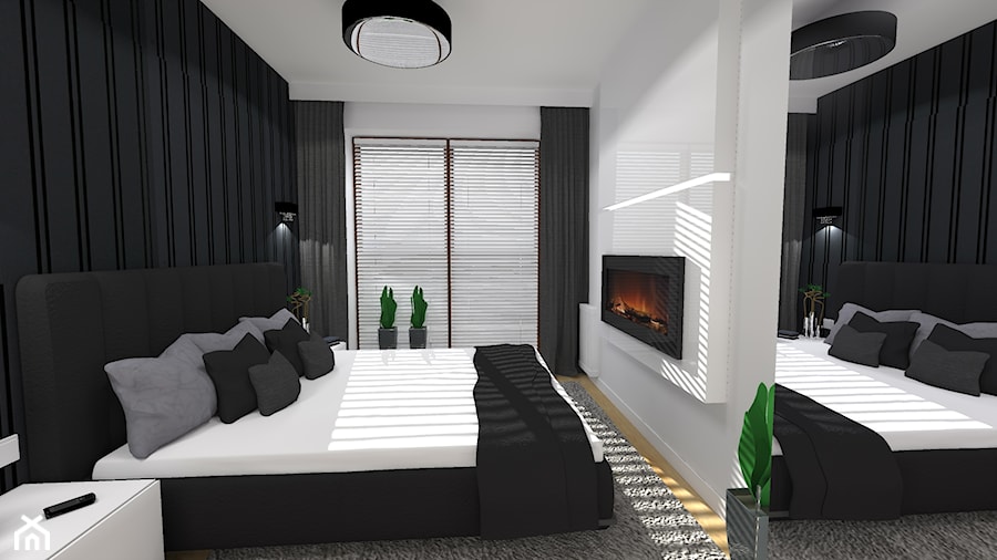 Apartament w warszawskim Wilanowie - Sypialnia, styl nowoczesny - zdjęcie od New Age Design SC