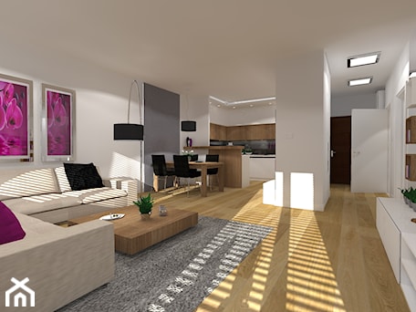 Aranżacje wnętrz - Salon: Apartament w warszawskim Wilanowie - Salon, styl nowoczesny - New Age Design SC. Przeglądaj, dodawaj i zapisuj najlepsze zdjęcia, pomysły i inspiracje designerskie. W bazie mamy już prawie milion fotografii!