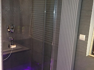 salon z łazienką 1 - Łazienka, styl nowoczesny - zdjęcie od BAUMART PROJECT