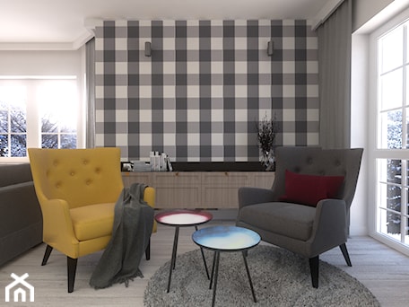 Aranżacje wnętrz - Salon: Dom jednorodzinny w Siedlcach - Salon, styl skandynawski - SSF_Interiors. Przeglądaj, dodawaj i zapisuj najlepsze zdjęcia, pomysły i inspiracje designerskie. W bazie mamy już prawie milion fotografii!