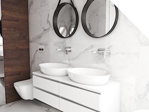 Łazienka marmurowa - zdjęcie od 3D Wizualizacje i Projektowanie