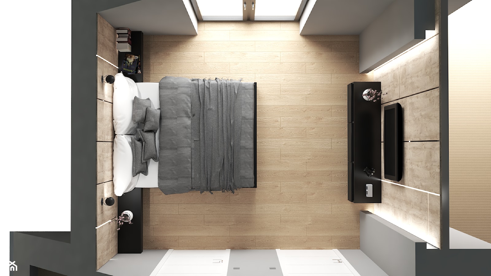 Sypialnia - zdjęcie od 3D Wizualizacje i Projektowanie - Homebook