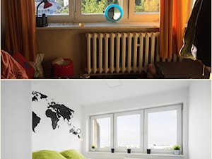 #5latHomebook - Mała biała sypialnia - zdjęcie od POLKA design projektowanie wnętrz