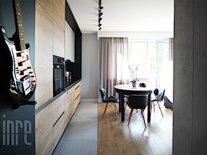 Projekt mieszkania 52m2 Białystok - Kuchnia, styl nowoczesny - zdjęcie od INRE