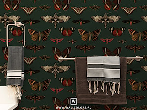 Tapeta Motyle Zieleń - WALLCOLORS - zdjęcie od wallcolors
