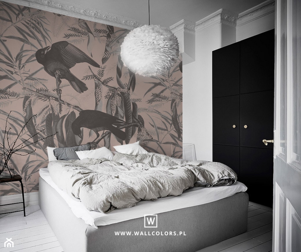 Tapeta Wrony w palmach - WALLCOLORS - zdjęcie od wallcolors - Homebook