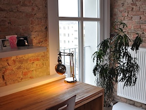 mikroloft - Średnie czerwone biuro, styl vintage - zdjęcie od ENDE marcin lewandowicz
