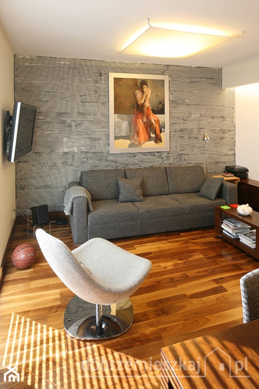 mieszkanie Macieja - Salon, styl nowoczesny - zdjęcie od ENDE marcin lewandowicz