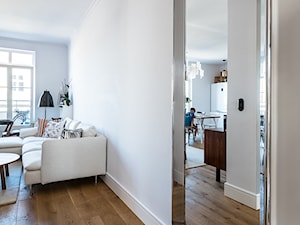 mieszkanie wierzbowa - Średni biały salon, styl vintage - zdjęcie od ENDE marcin lewandowicz