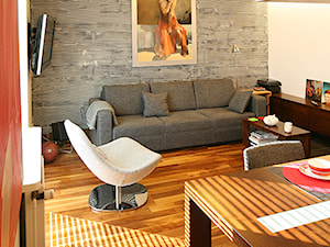 mieszkanie Macieja - Salon, styl nowoczesny - zdjęcie od ENDE marcin lewandowicz