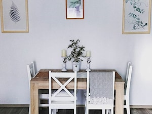 #5lathomebook - Mała biała jadalnia jako osobne pomieszczenie - zdjęcie od Anna Skalska 8