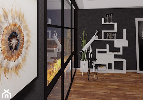 Sypialnia - Średnia czarna sypialnia, styl nowoczesny - zdjęcie od ArtePoint