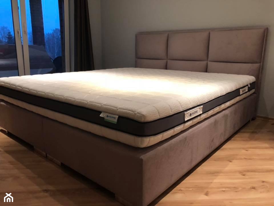 Łóżko New-Design Quaddro Plus + Hilding Salsa 200x220 - zdjęcie od Centrum Sypialni - materace i łóżka - Homebook
