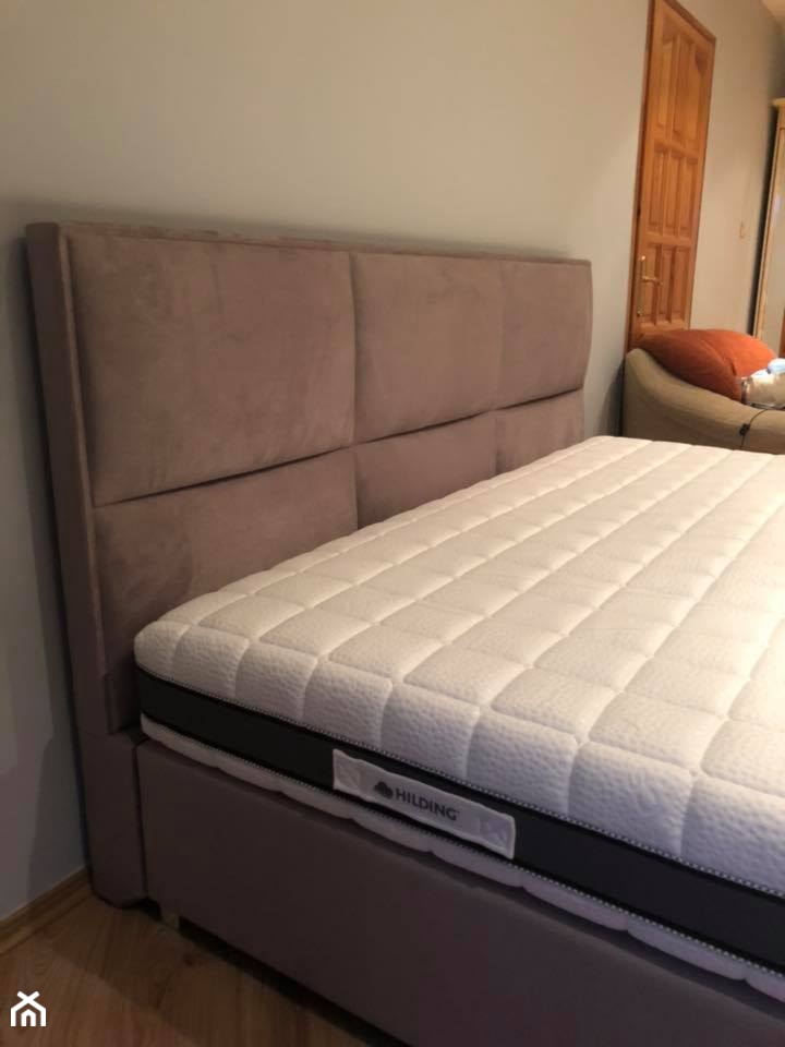 Łóżko New-Design Quaddro Plus + Hilding Salsa - zdjęcie od Centrum Sypialni - materace i łóżka - Homebook