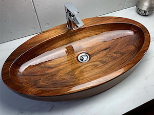 Oval - umywalka z drewna - zdjęcie od Ambivalent Design - umywalki z drewna
