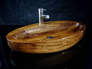 Umywalka z drewna OVAL - zdjęcie od Ambivalent Design - umywalki z drewna