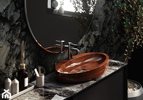 Oval - umywalka z drewna - zdjęcie od Ambivalent Design - umywalki z drewna