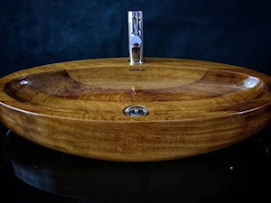 Umywalka z drewna OVAL - zdjęcie od Ambivalent Design - umywalki z drewna