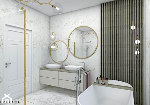 łazienka w stylu glamour - zdjęcie od wnetrzewdomu