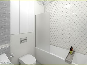Mała łazienka w stylu glamour - zdjęcie od wnetrzewdomu