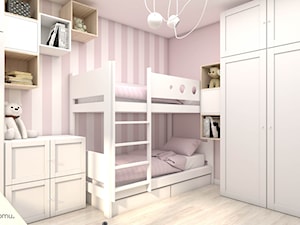 Pokój dla dwóch dziewczynek z piętrowym łóżkiem - zdjęcie od wnetrzewdomu