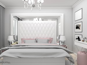 Kobieca sypialnia w stylu glamour - zdjęcie od wnetrzewdomu