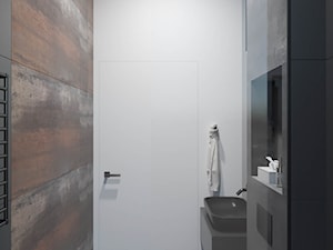 3-metrowa łazienka z czarną armaturą - zdjęcie od wnetrzewdomu