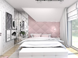 Kobieca sypialnia - nowoczesność i glamour
