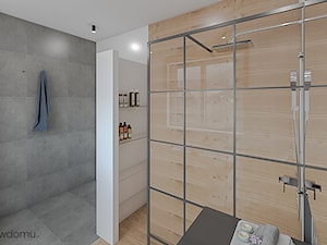 nowoczesna łazienka - wanna i prysznic - Łazienka, styl industrialny - zdjęcie od wnetrzewdomu