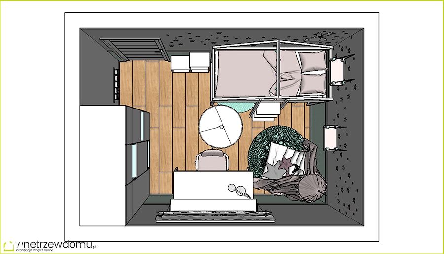 Pokój dla dziewczynki - zdjęcie od wnetrzewdomu